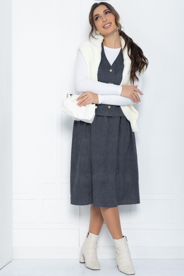 Костюм Жанет (серый) К12033