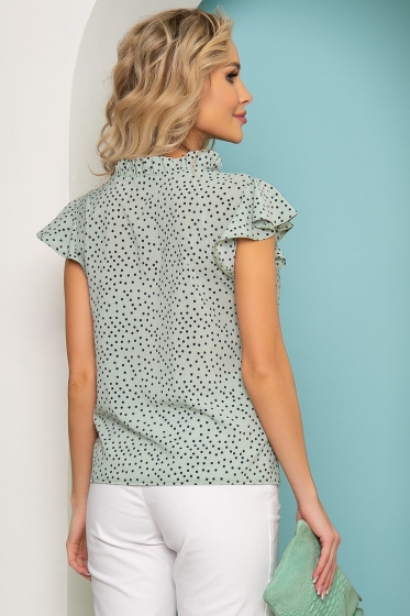 Блуза "Прекрасная незнакомка" (фисташка) Б3543