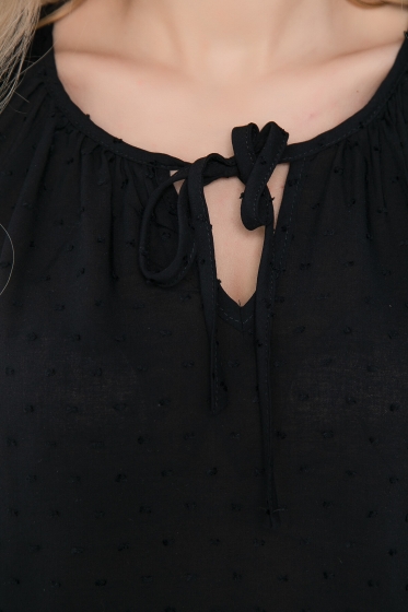 Блуза "Кантри" (черная) Б8962