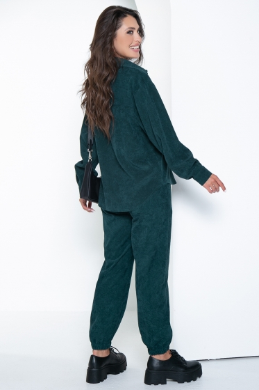 Костюм "На пульсе моды" (изумруд) К2585