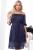 Платье "Прекрасный день" (тёмно-синее) П7444 Платье "Прекрасный день" (тёмно-синее) П7444