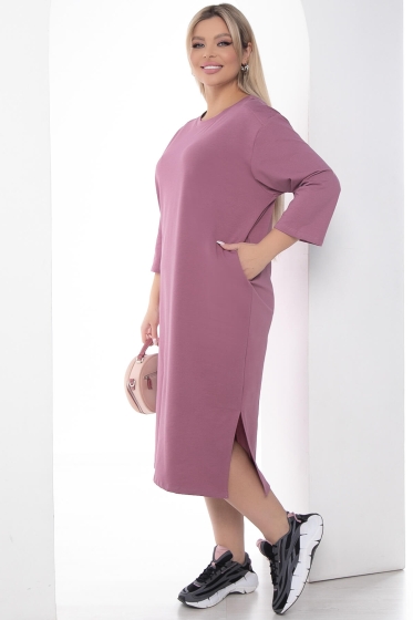 Платье "На спорте" (пыльная роза) П9030
