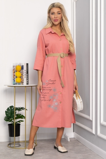 Платье Мирослава (персик) П13701-7М