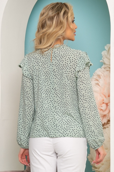 Блуза "Элис" (фисташка) Б3550