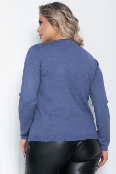 Джемпер Зимний вечер (темно-синий) Б12410-20 Джемпер Зимний вечер (темно-синий) Б12410-20