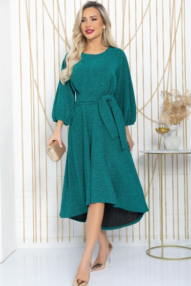 Платье Вечернее настроение (изумруд) П11743