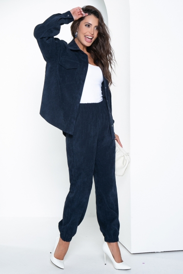 Костюм "На пульсе моды" (сапфир) К2586