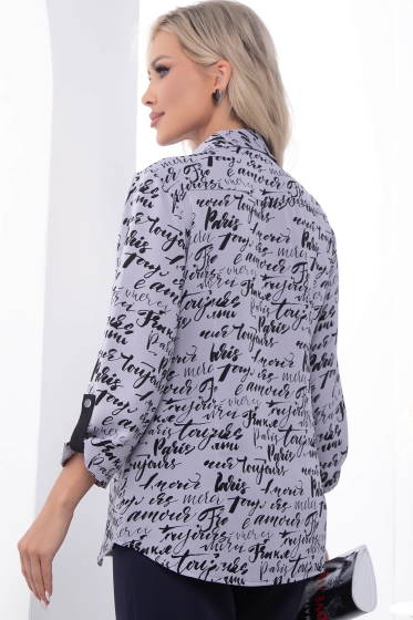 Блуза "Дафна" (грей) Б7382