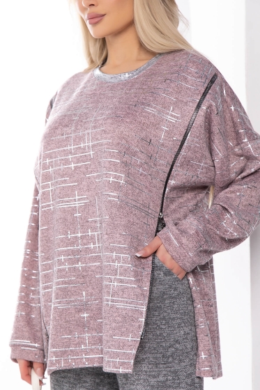 Костюм "Мэйт" (пинк/грей) К8137