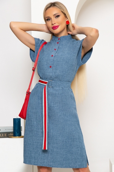 Платье "Бон Вояж" (джинс) П3934