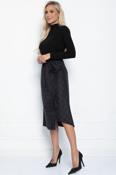 Юбка Гармония (темно-бордовая) Ю11172