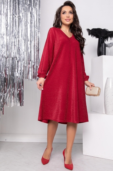 Платье "Мари" (бордо) П7568