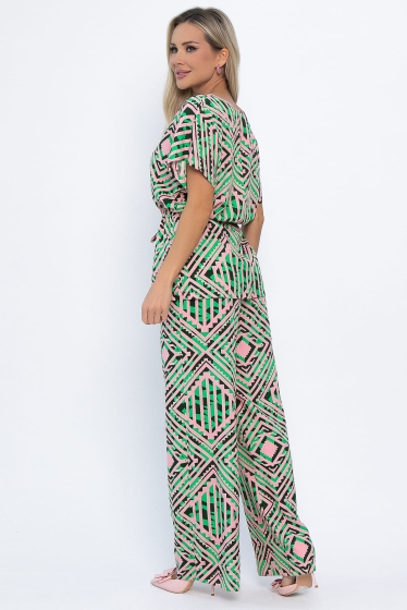 Костюм Аксиома успеха (зелено-розовый) К13831-5М