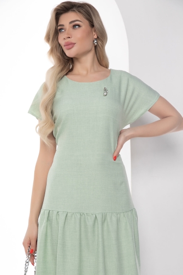 Платье "Ева" (зеленый) П10009