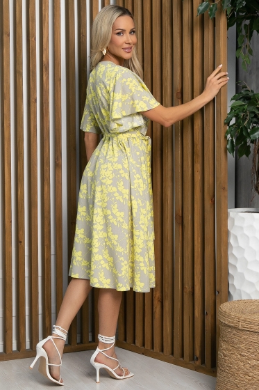 Платье Цветочный сад (желтое) П13272-25М