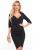Платье "Ах, какая женщина!" (блэк) П3045 Платье "Ах, какая женщина!" (блэк) П3045