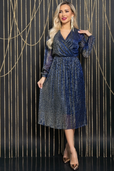 Платье Млечный путь (синее) П11716