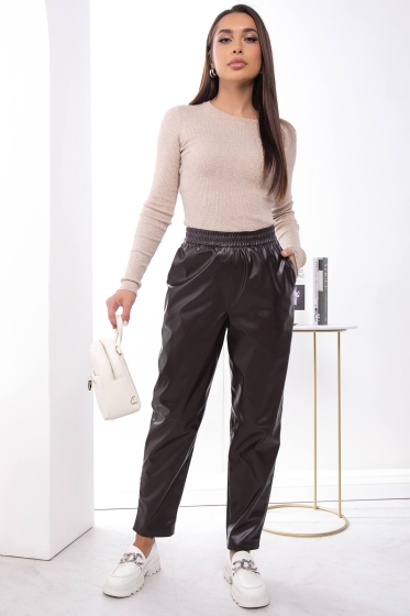 Брюки "Адора" (шоколад) Б7485