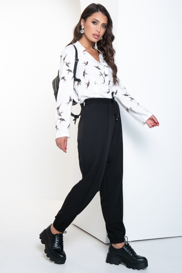 Джоггеры "Комфортный стиль" (блэк) Б2505