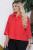 Блуза оверсайз (красная) Б10397 Блуза оверсайз (красная) Б10397