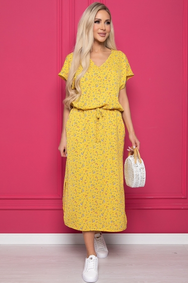 Платье "Виолетта" (желтое) П8905
